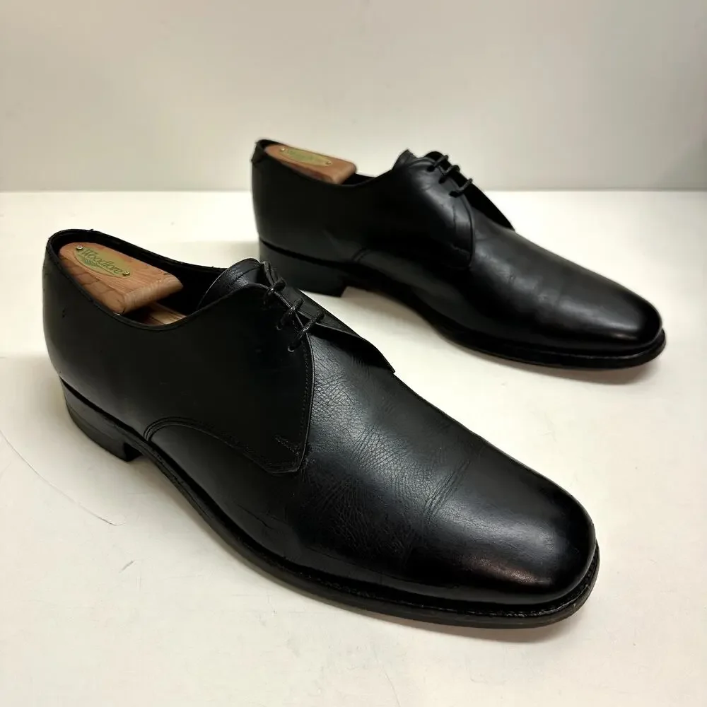 VGUC Cheaney of England Black Calf Derby C1242 352-354V Made in England US 11